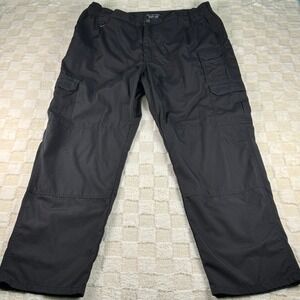 5.11 Tactical Stryke Mens Black Cargo Pants Ripstop Utility Work Size 40x32
